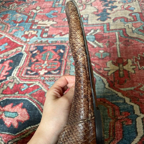 Golden Goose Leather Snakeskin Flats— women’s 40 / 10 - Picture 12 of 13